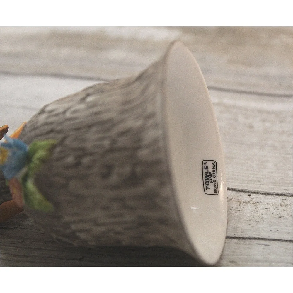 Collectable Vintage Bird Figurine Bell Towle Fine Bone China